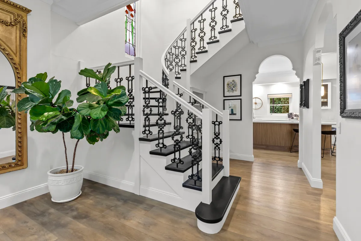 Two-storey interior painting